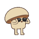 mushroom sunglasses Slack emoji