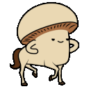 mushroom trot Slack emoji