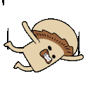 mushroom falling Slack emoji
