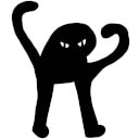 cursed cat Slack emoji