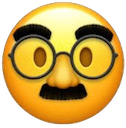 mustache disguise Slack emoji