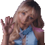 sabrina wave bye Slack emoji