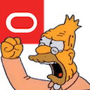 old man yells at oracle Slack emoji