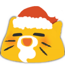 meow santa Slack emoji