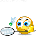 badmiton gif Slack emoji