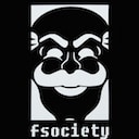 fsociety black Slack emoji