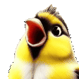 goldfinch scream Slack emoji
