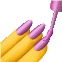 party nails Slack emoji