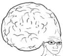 big brain Slack emoji