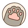 pusheen paw Slack emoji