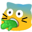 meow vomit Slack emoji