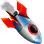 failing rocket Slack emoji