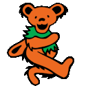 dancingbear orange Slack emoji