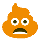 orange poo Slack emoji
