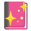 sparkle book Slack emoji