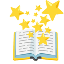 book stars Slack emoji