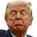 trump indifferent Slack emoji