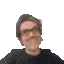 smiling man glasses Slack emoji