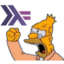 old man yells at haskell Slack emoji