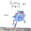 gotta go fast Slack emoji