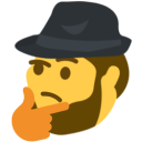 thonk neckbeard Slack emoji