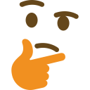 thonk clearly Slack emoji