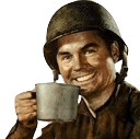cuppa joe soldier coffee Slack emoji