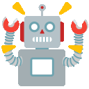 robot squared Slack emoji