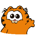 baby garfield hi Slack emoji