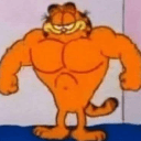 garfield strong Slack emoji