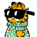 garfield cool guy Slack emoji
