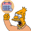 old man yells at schedules Slack emoji