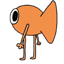 le poisson steve look Slack emoji