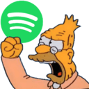 old man yells at spotify Slack emoji