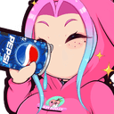 creeper peaches sip pepsi emote Slack emoji