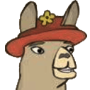 llama paul Slack emoji