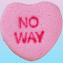 noway candyheart Slack emoji