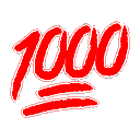 1000 red double underline Slack emoji