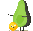 avocado drop the pit Slack emoji
