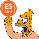 old man yells at eslint Slack emoji