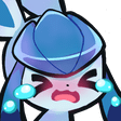 glaceon cry sad Slack emoji
