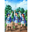girl musketeers Slack emoji