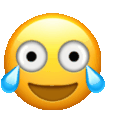 crying laughing intensifies Slack emoji