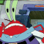 mr krabs wink wave Slack emoji
