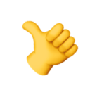 75 percent thumb Slack emoji