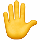 hand raised inclusive Slack emoji
