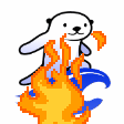 fluss on fire Slack emoji