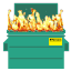 garbage fire Slack emoji