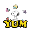 snoopy food Slack emoji