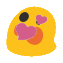 hearts blob astonished Slack emoji